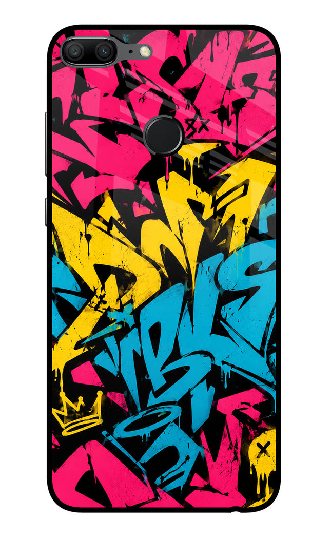 Graffiti Vibe Honor 9 Lite Glass Case