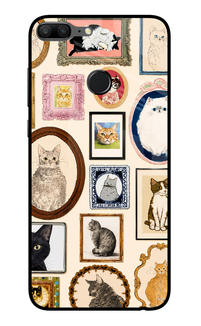 Mirror Cats Honor 9 Lite Glass Case