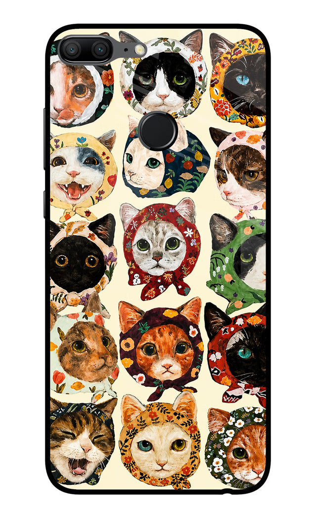 Cool Cat Honor 9 Lite Glass Case