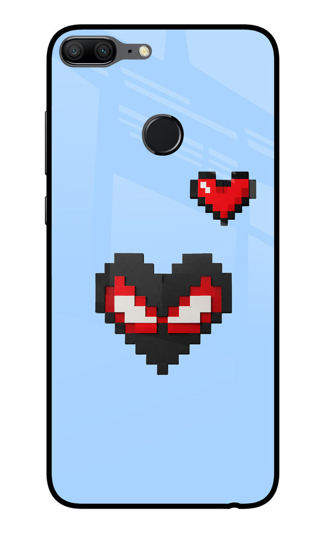 Peter Heart Honor 9 Lite Glass Case
