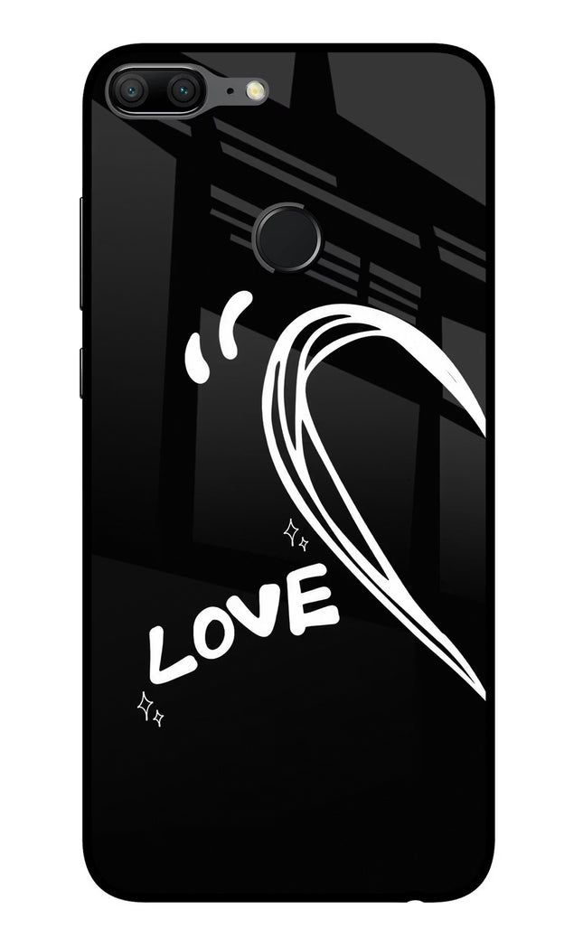 Love Line Honor 9 Lite Glass Case