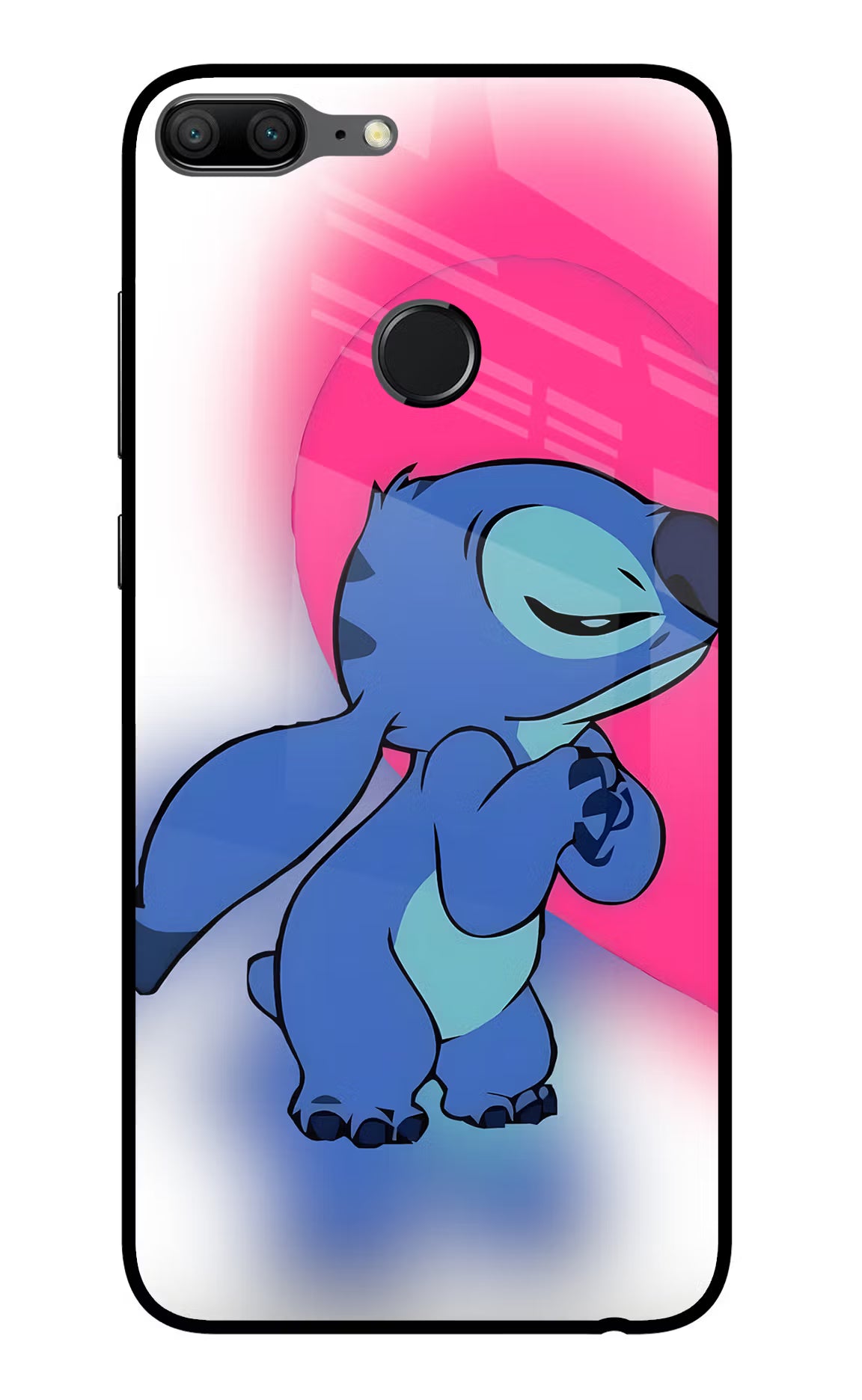 Stitch Hug Honor 9 Lite Glass Case