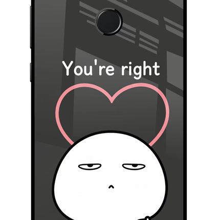 You're Right Honor 9 Lite Glass Case