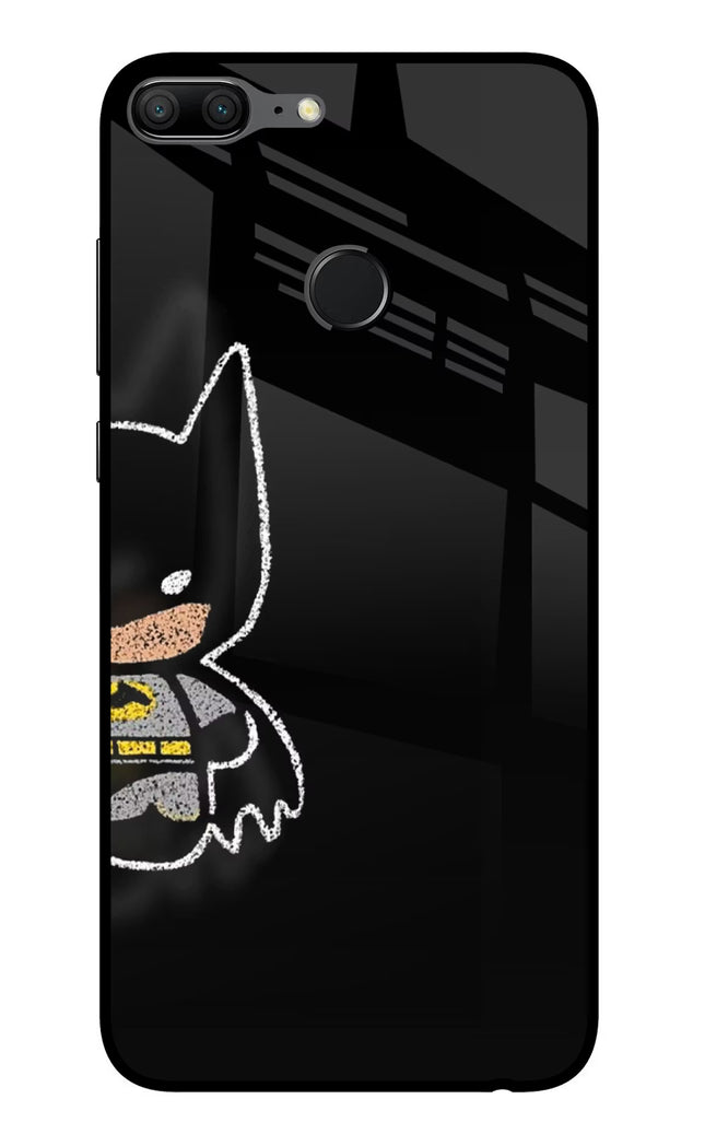 Bat Kitty Honor 9 Lite Glass Case