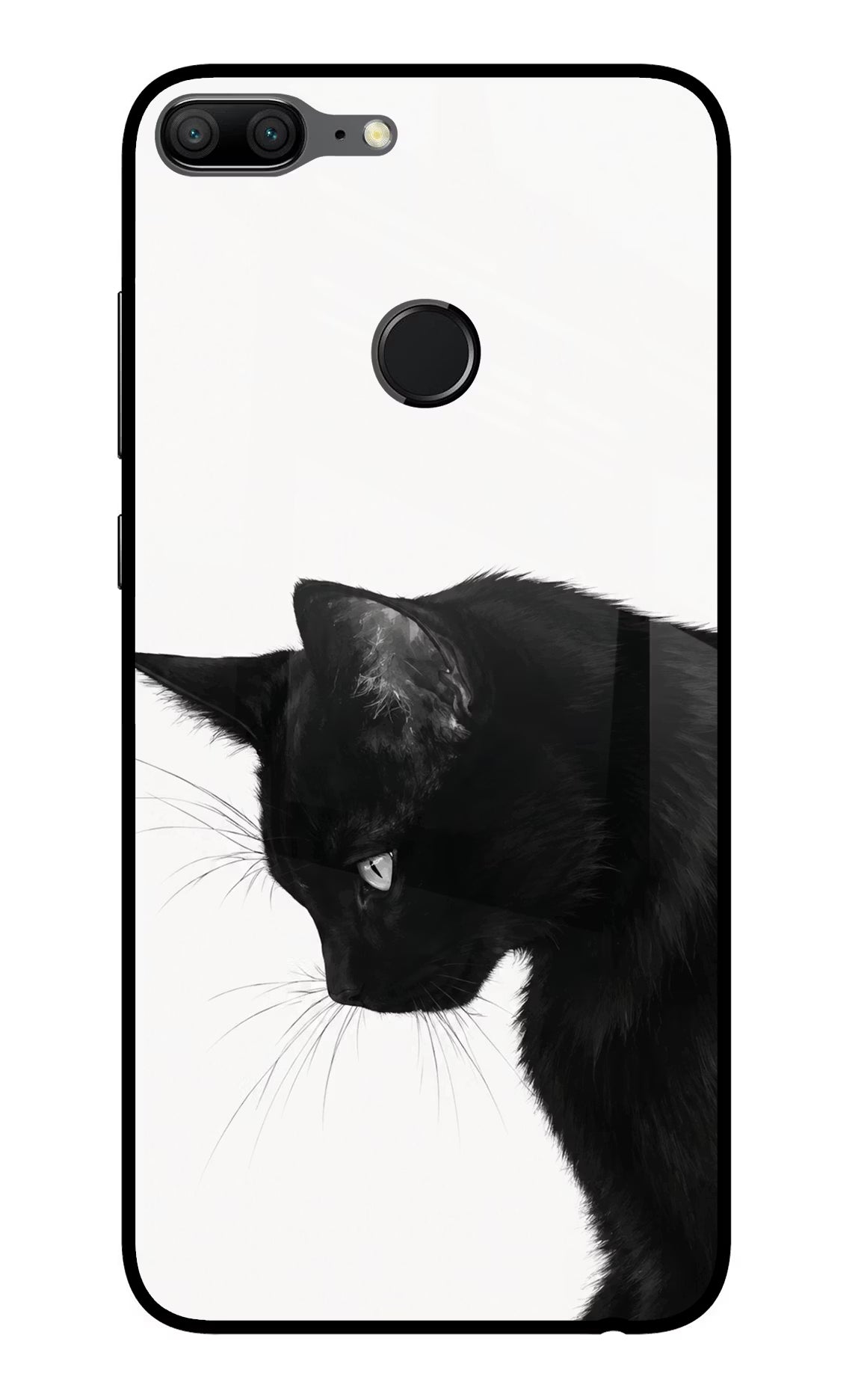 Shadow Gaze Honor 9 Lite Glass Case Back Cover by Casekaro