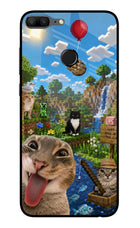 Minecraft Cat Chaos Honor 9 Lite Glass Case