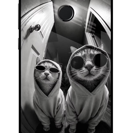 Hood Cats Honor 9 Lite Glass Case