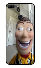 Side Eye Woody Honor 9 Lite Glass Case