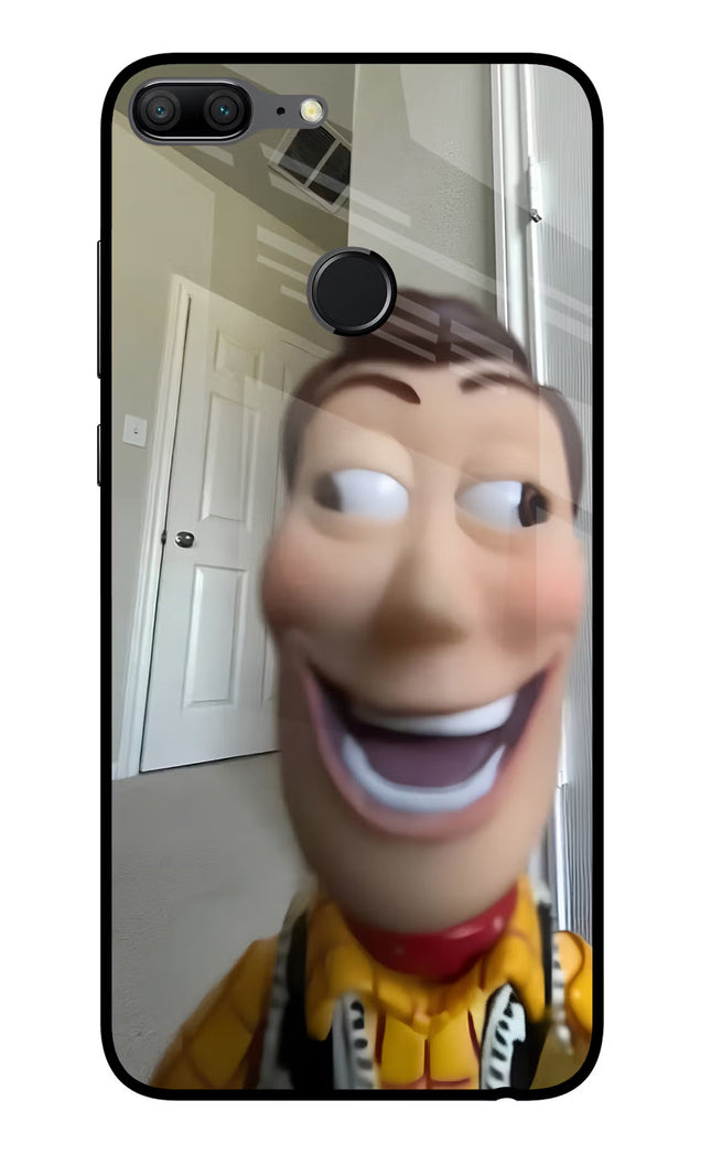 Side Eye Woody Honor 9 Lite Glass Case