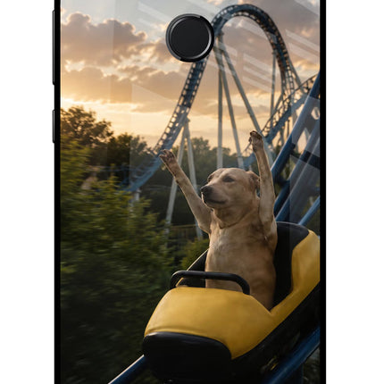 Rollercoaster Dog Honor 9 Lite Glass Case