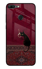 Midnight Cat Honor 9 Lite Glass Case