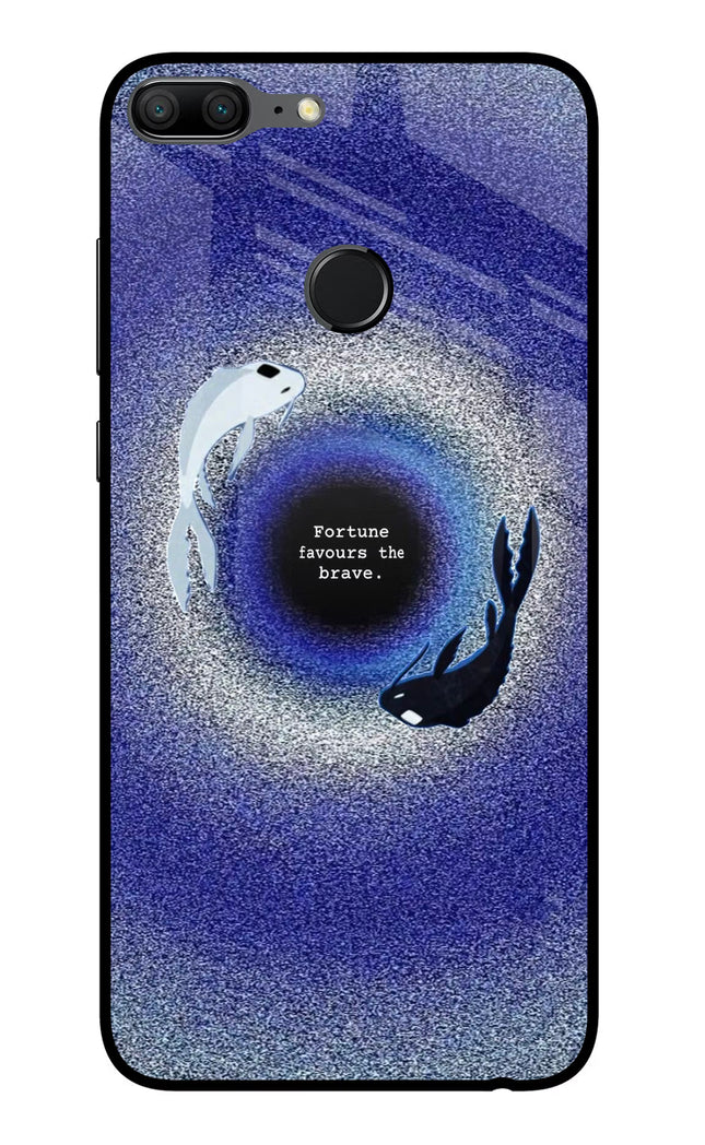 Dark Koi Honor 9 Lite Glass Case