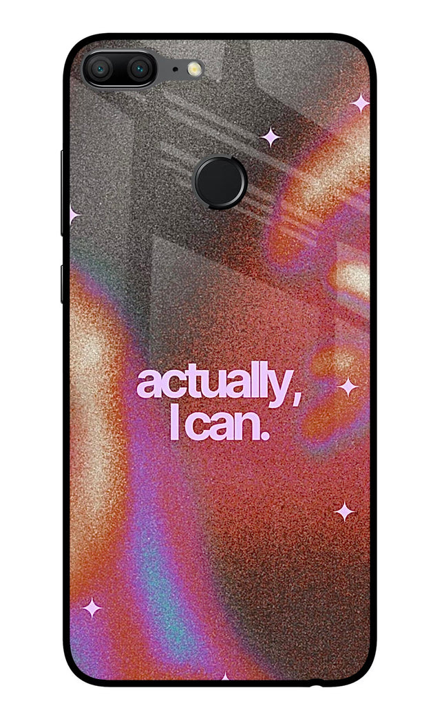 Pink Aura Honor 9 Lite Glass Case