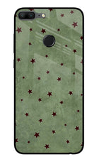 Green Stars Honor 9 Lite Glass Case