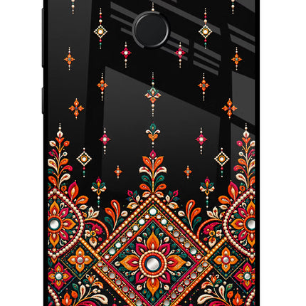 Noir Mehfil Honor 9 Lite Glass Case
