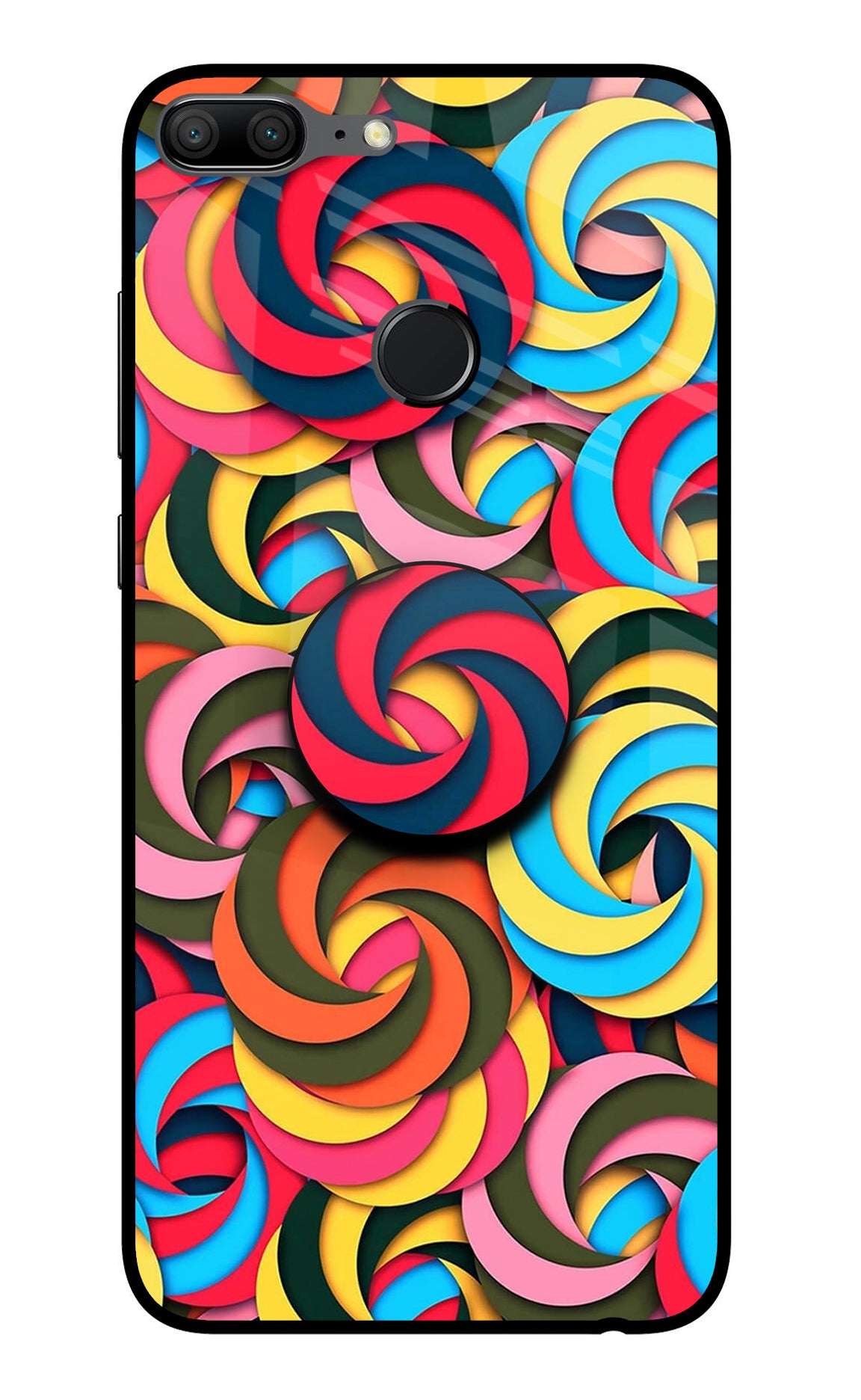 Spiral Pattern Honor 9 Lite Pop Case