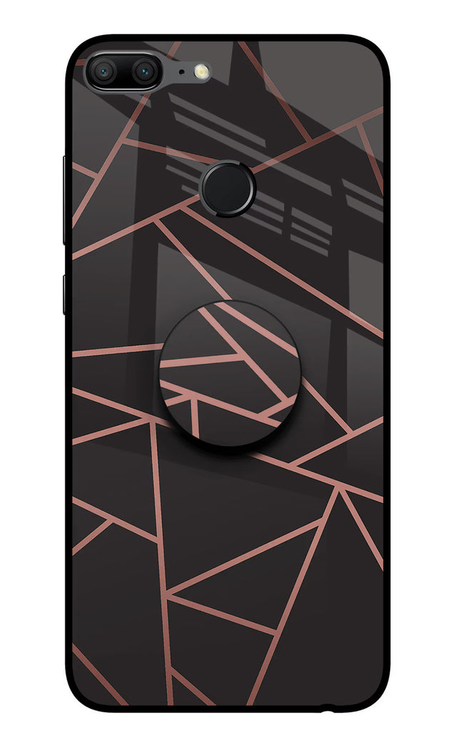 Geometric Pattern Honor 9 Lite Glass Case
