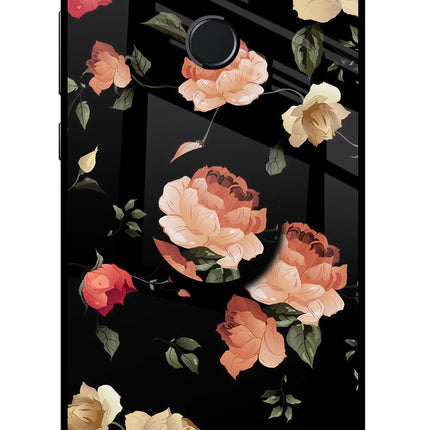 Flowers Honor 9 Lite Glass Case