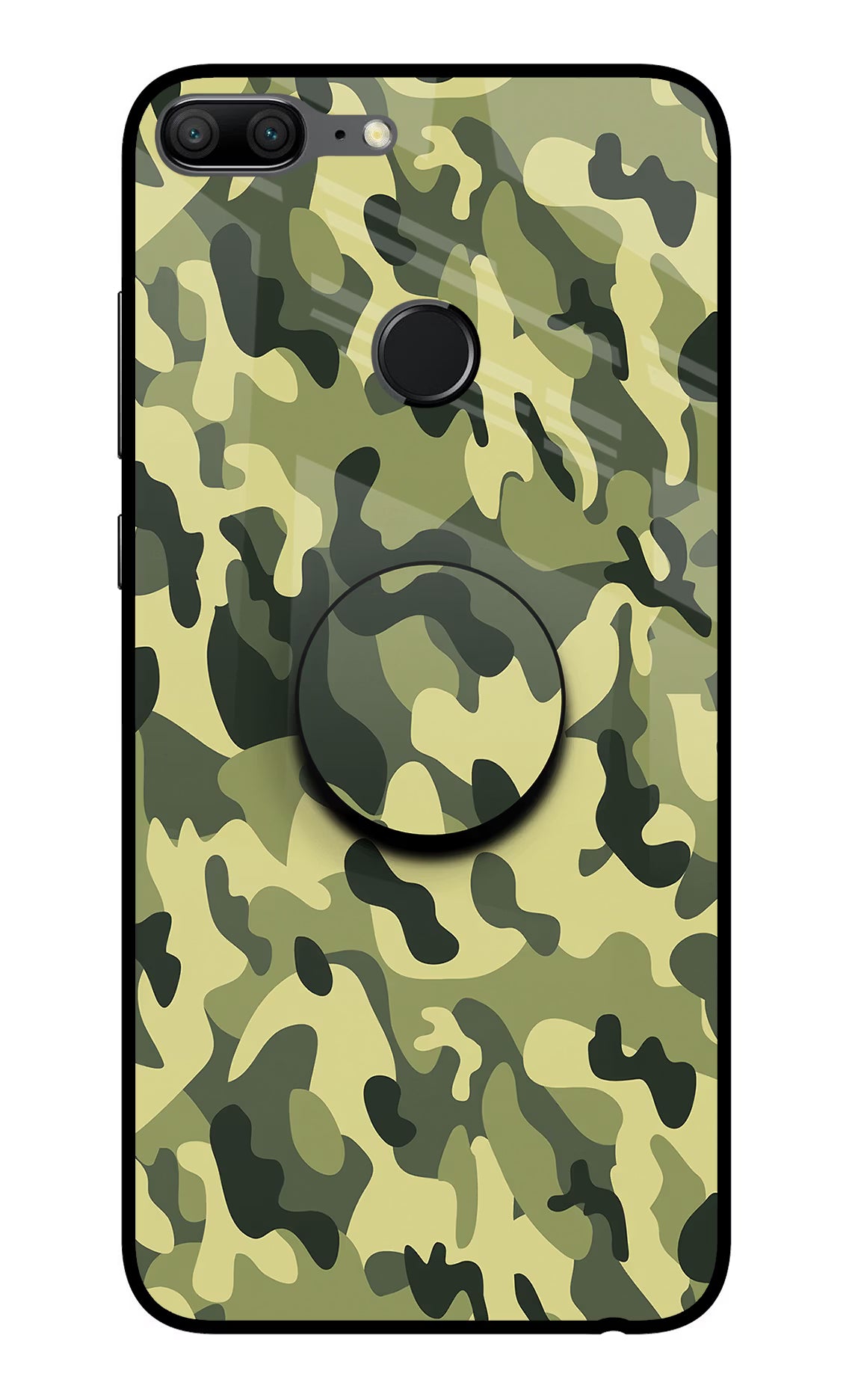 Camouflage Honor 9 Lite Pop Case by Casekaro