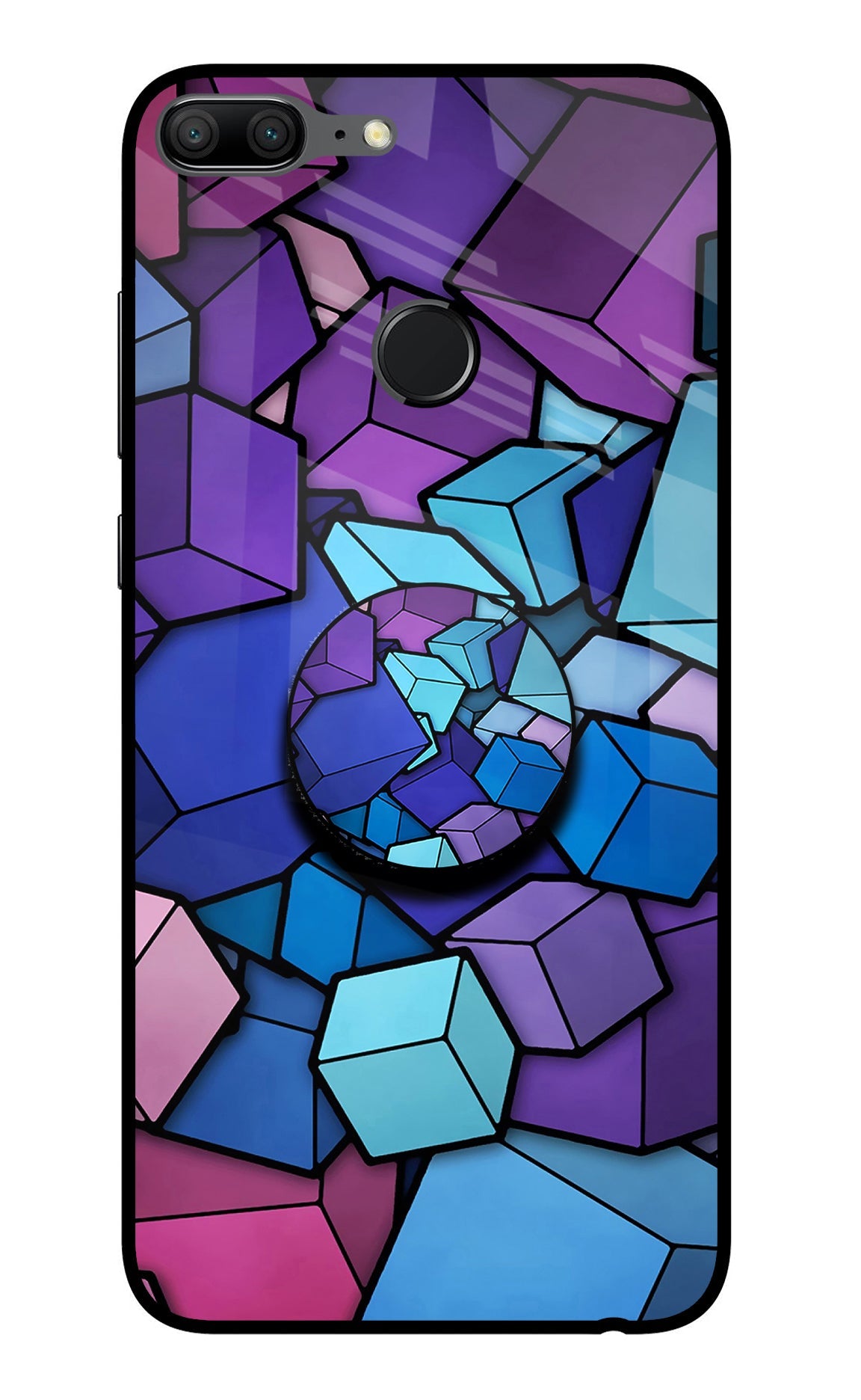 Cubic Abstract Honor 9 Lite Pop Case