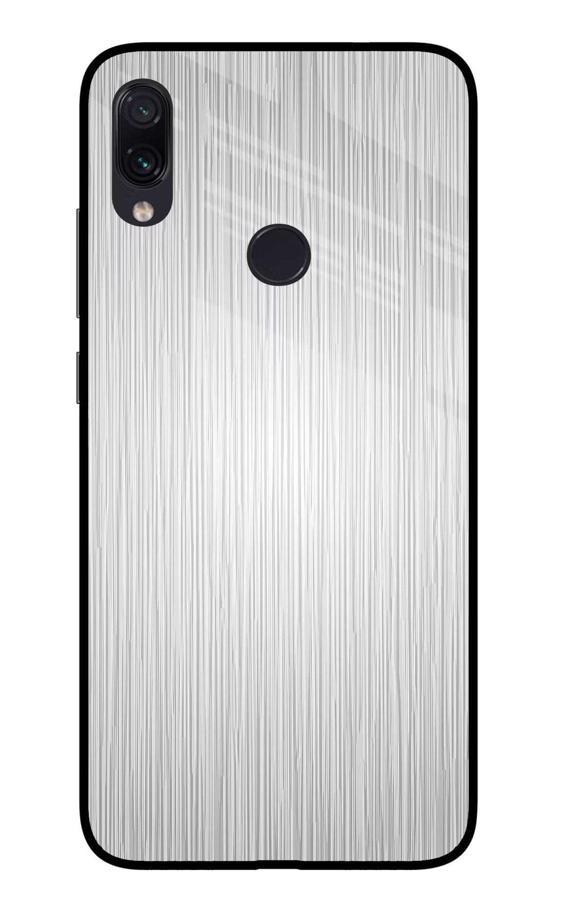 Wooden Grey Texture Redmi Note 7/7S/7 Pro Glass Case Back Cover by Casekaro
