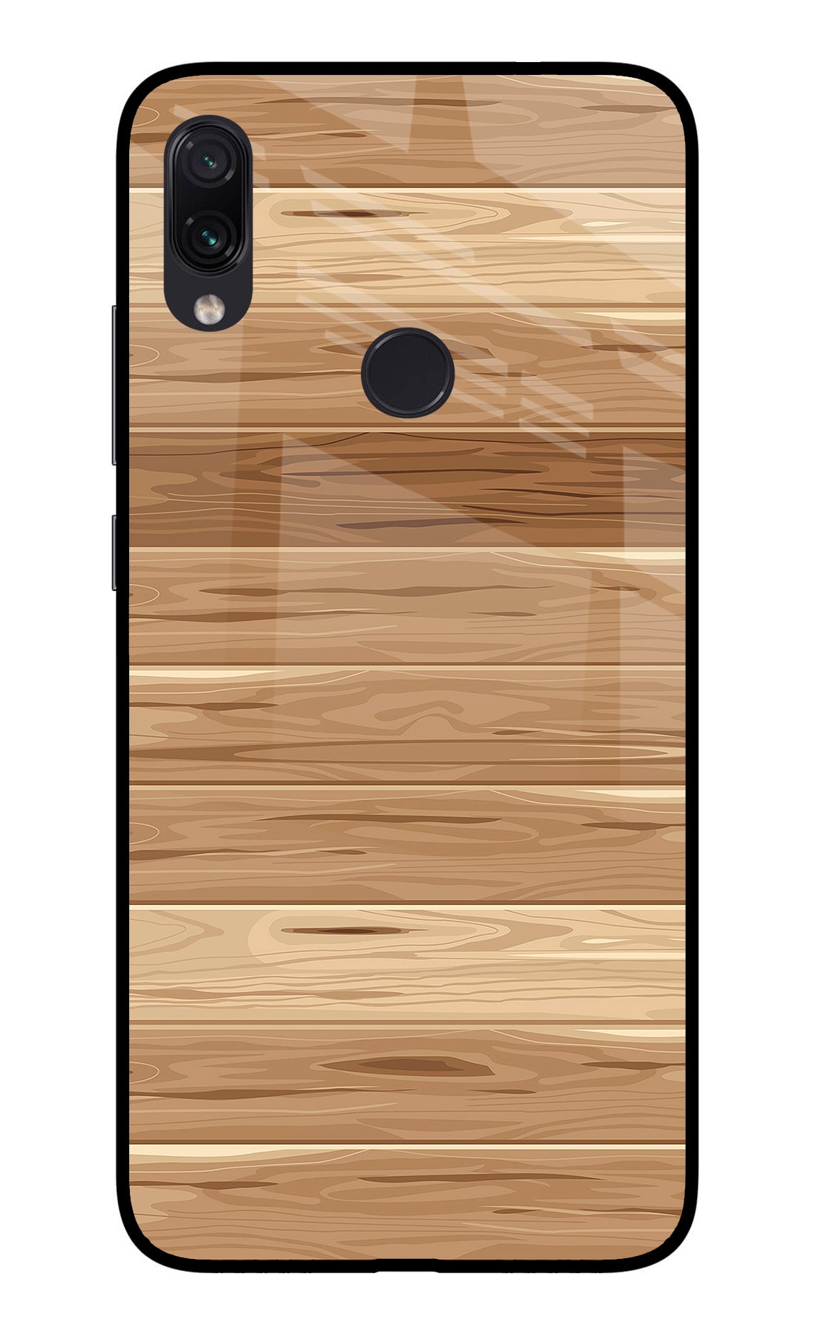 Wooden Vector Redmi Note 7/7S/7 Pro Back Cover