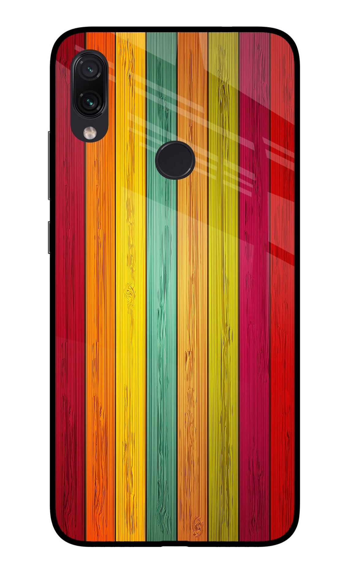 Multicolor Wooden Redmi Note 7/7S/7 Pro Back Cover