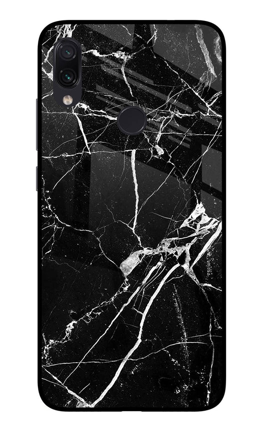 Black Marble Pattern Redmi Note 7/7S/7 Pro Glass Case