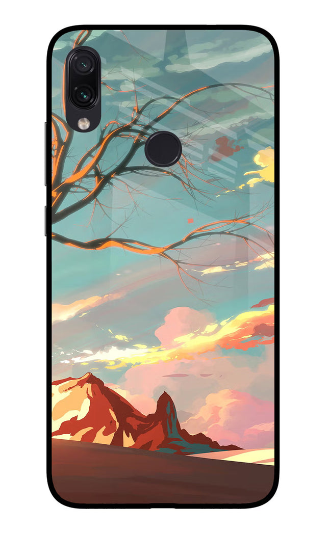 Scenery Redmi Note 7/7S/7 Pro Glass Case Back Cover by Casekaro