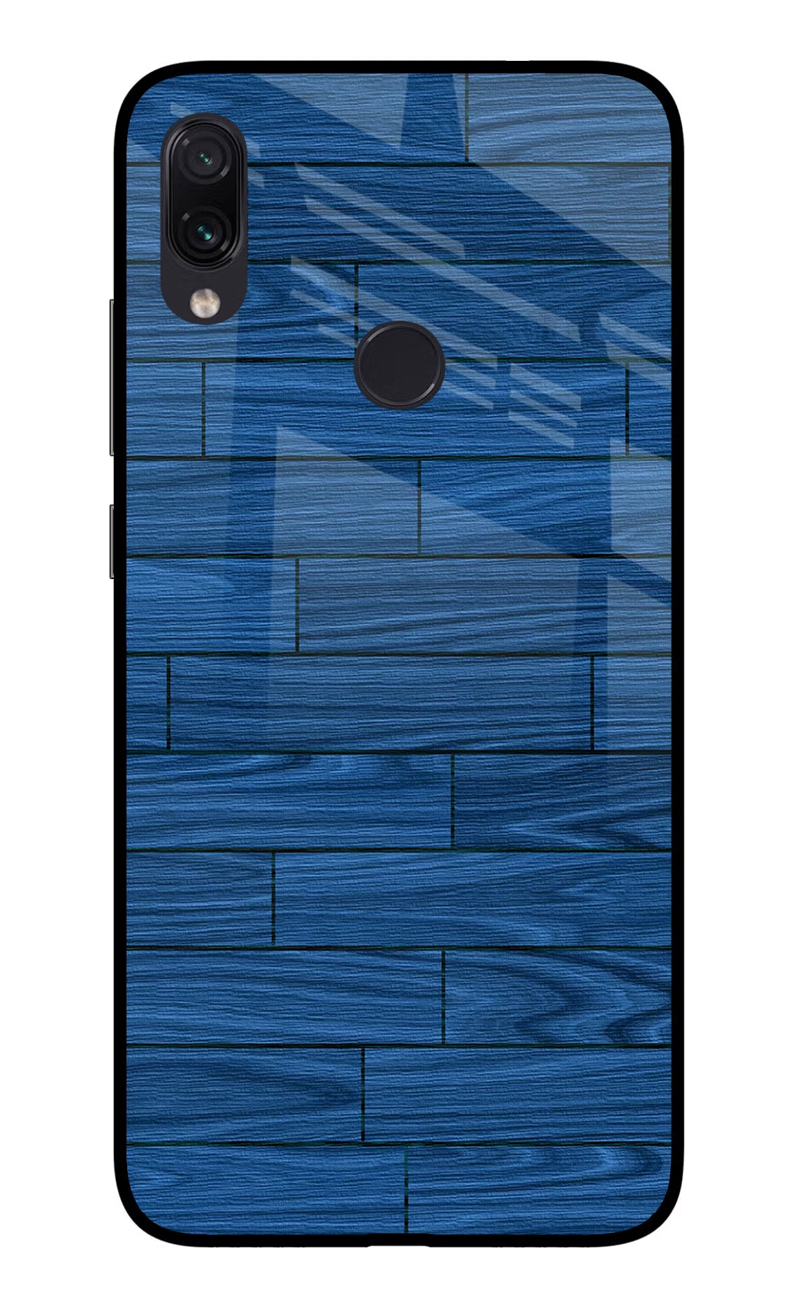 Wooden Texture Redmi Note 7/7S/7 Pro Glass Case Back Cover by Casekaro