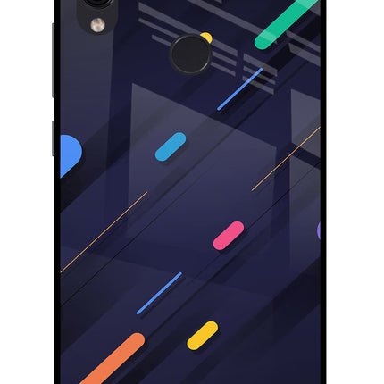 Abstract Design Redmi Note 7/7S/7 Pro Glass Case Back Cover by Casekaro