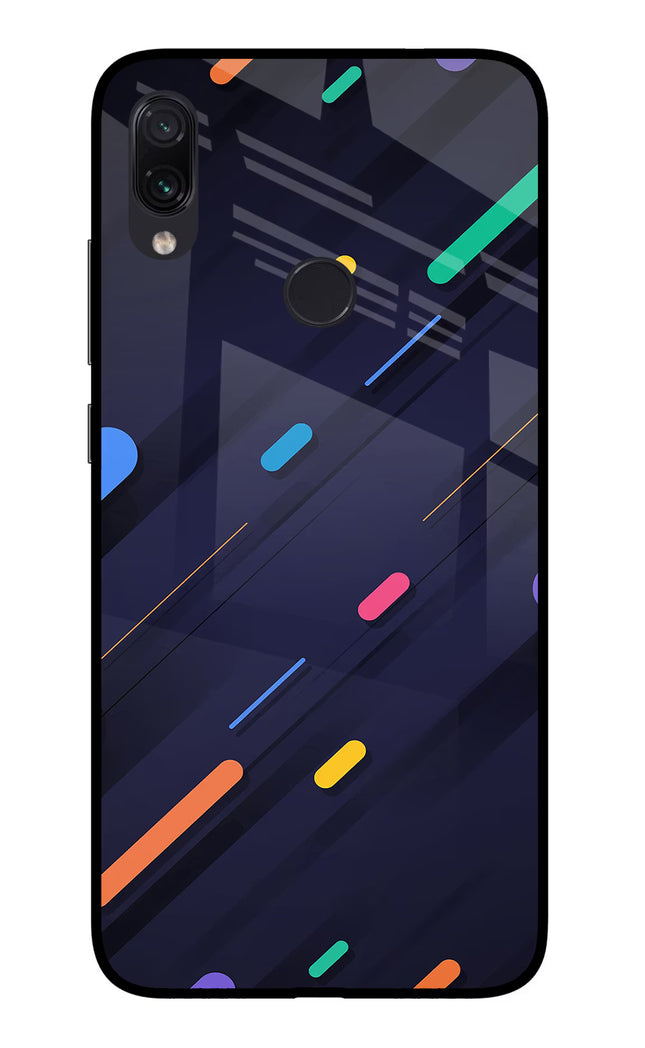 Abstract Design Redmi Note 7/7S/7 Pro Glass Case Back Cover by Casekaro
