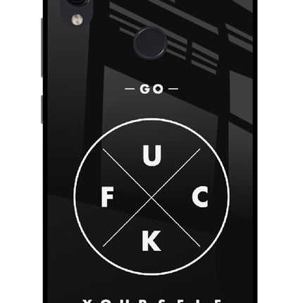 Go Fuck Yourself Redmi Note 7/7S/7 Pro Glass Case Back Cover by Casekaro