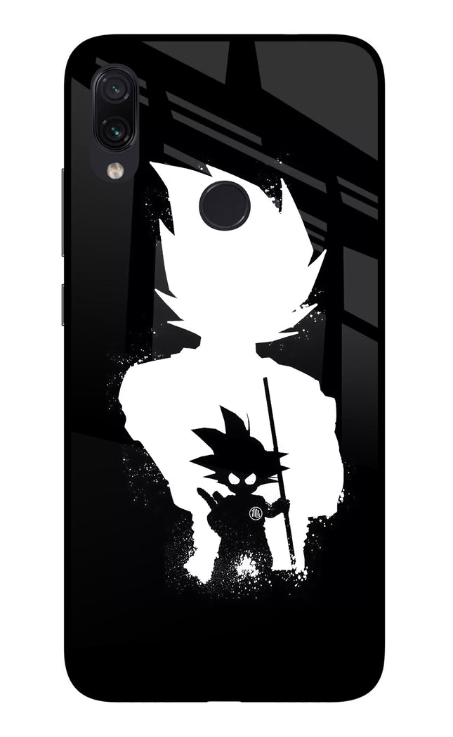 Goku Shadow Redmi Note 7/7S/7 Pro Glass Case Back Cover by Casekaro