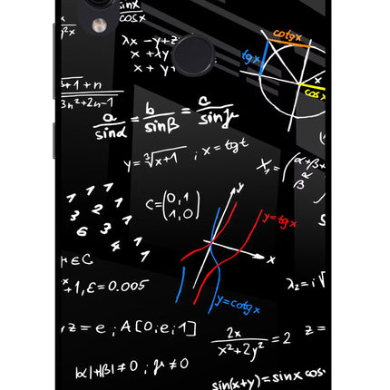 Mathematics Formula Redmi Note 7/7S/7 Pro Glass Case Back Cover by Casekaro
