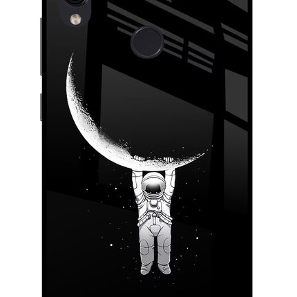 Moon Space Redmi Note 7/7S/7 Pro Glass Case Back Cover by Casekaro