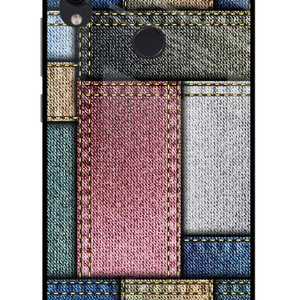 Multicolor Jeans Redmi Note 7/7S/7 Pro Glass Case Back Cover by Casekaro