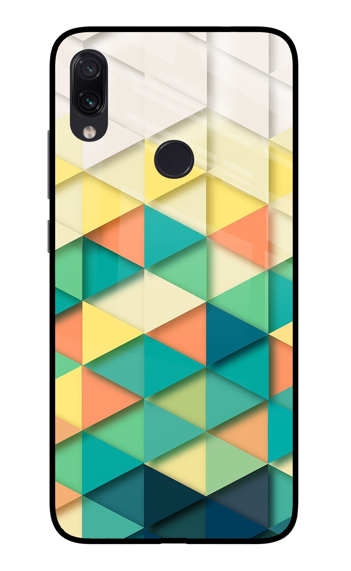 Abstract Redmi Note 7/7S/7 Pro Glass Case