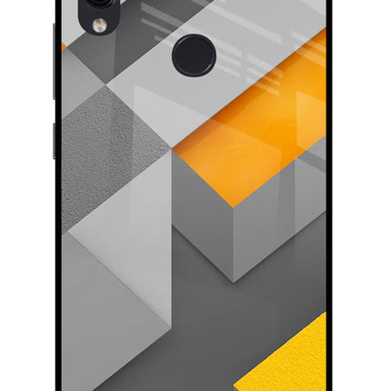 Abstract Redmi Note 7/7S/7 Pro Glass Case Back Cover by Casekaro