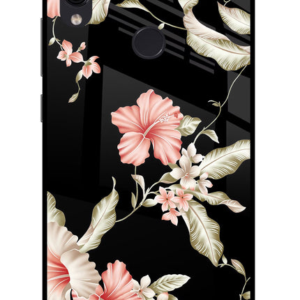 Flowers Redmi Note 7/7S/7 Pro Glass Case Back Cover by Casekaro