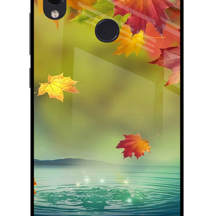 Flowers Redmi Note 7/7S/7 Pro Glass Case Back Cover by Casekaro