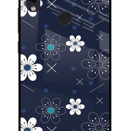 Flowers Redmi Note 7/7S/7 Pro Glass Case Back Cover by Casekaro