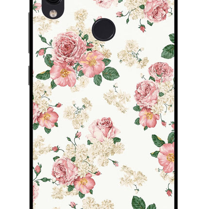 Flowers Redmi Note 7/7S/7 Pro Glass Case Back Cover by Casekaro