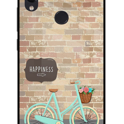 Happiness Artwork Redmi Note 7/7S/7 Pro Glass Case Back Cover by Casekaro