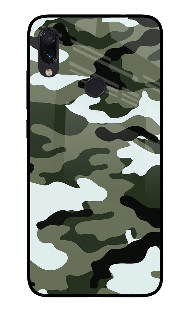 Camouflage Redmi Note 7/7S/7 Pro Glass Case Back Cover by Casekaro