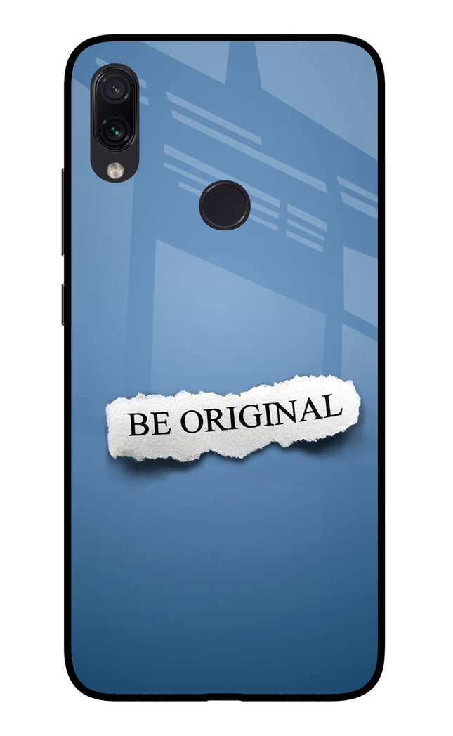 Be Original Redmi Note 7/7S/7 Pro Glass Case Back Cover by Casekaro