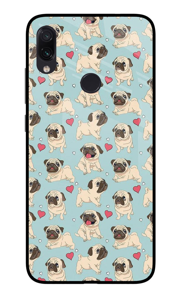Pug Dog Redmi Note 7/7S/7 Pro Glass Case Back Cover by Casekaro