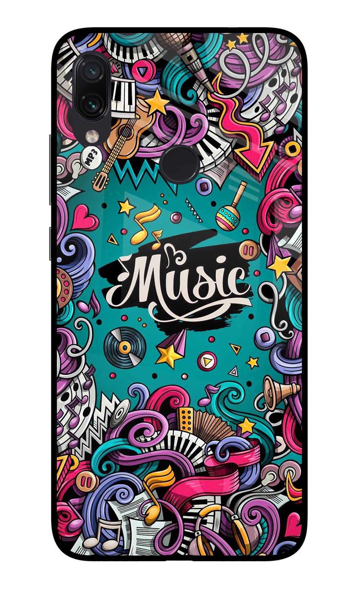 Music Graffiti Redmi Note 7/7S/7 Pro Back Cover