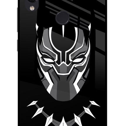 Black Panther Redmi Note 7/7S/7 Pro Glass Case Back Cover by Casekaro
