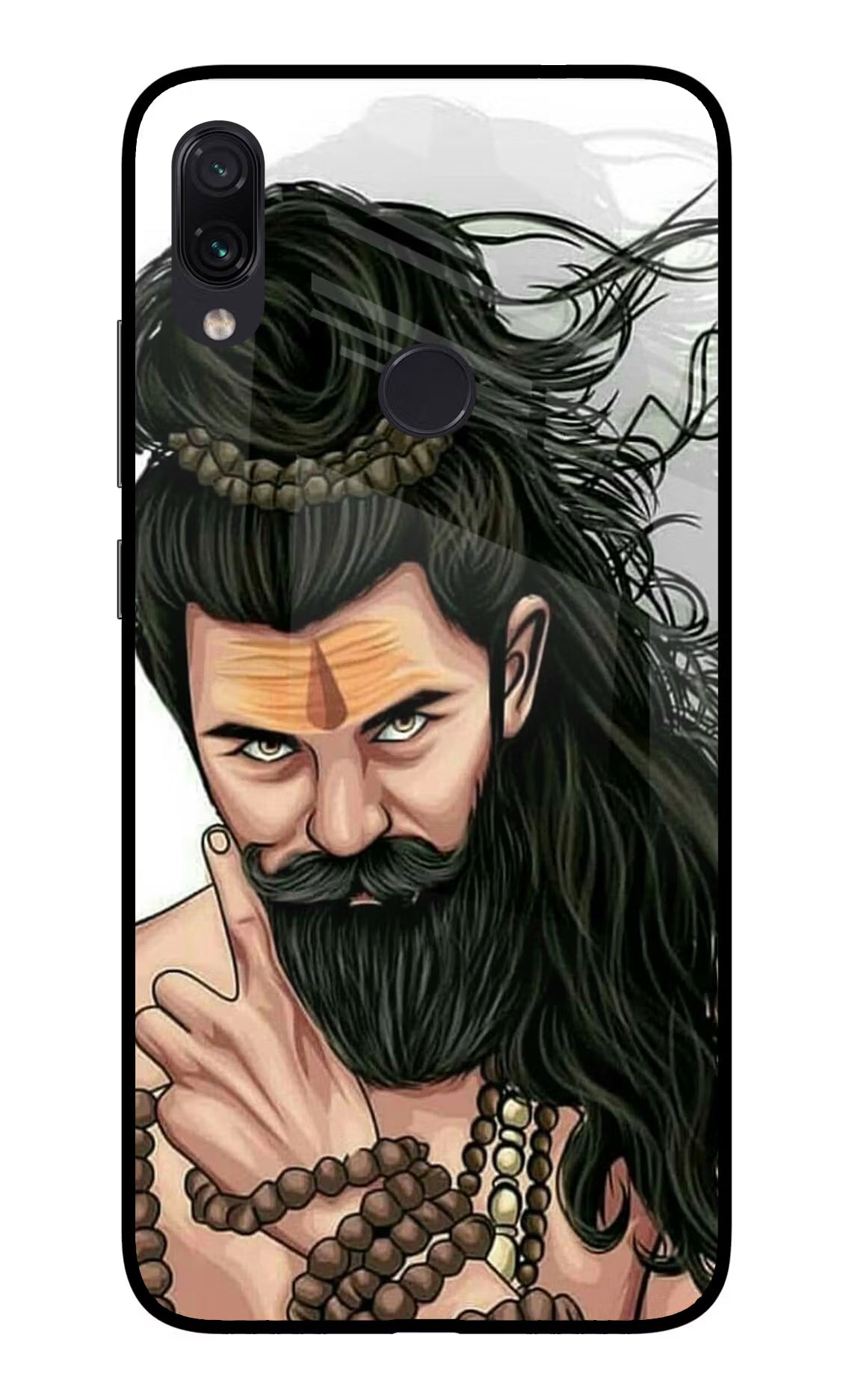 Mahadev Redmi Note 7/7S/7 Pro Glass Case Back Cover by Casekaro